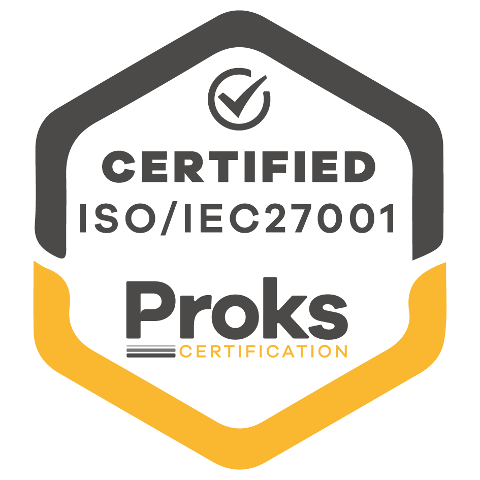 Proks Certification — ISO/IEC 27001 Certified