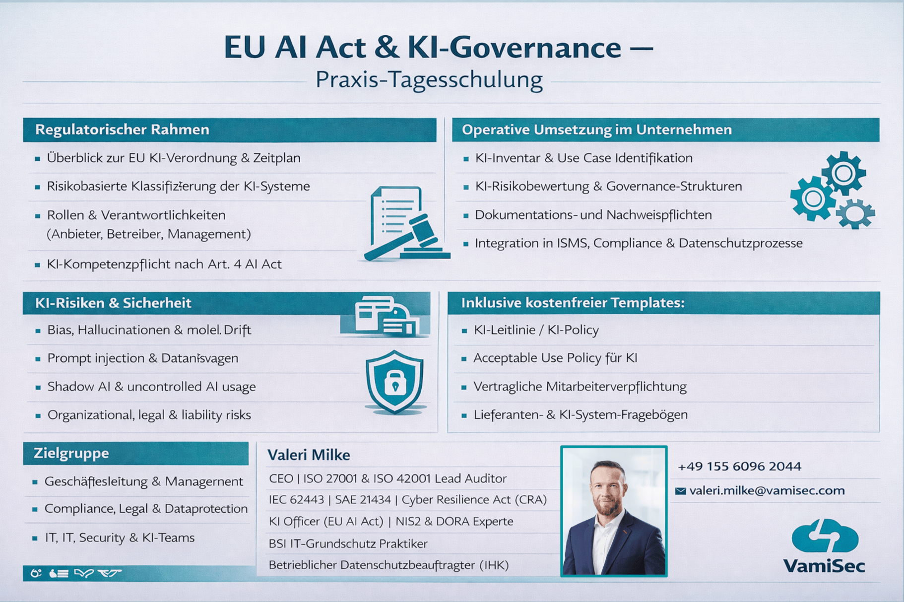 VamiSec AI Act Praxis-Tagestraining